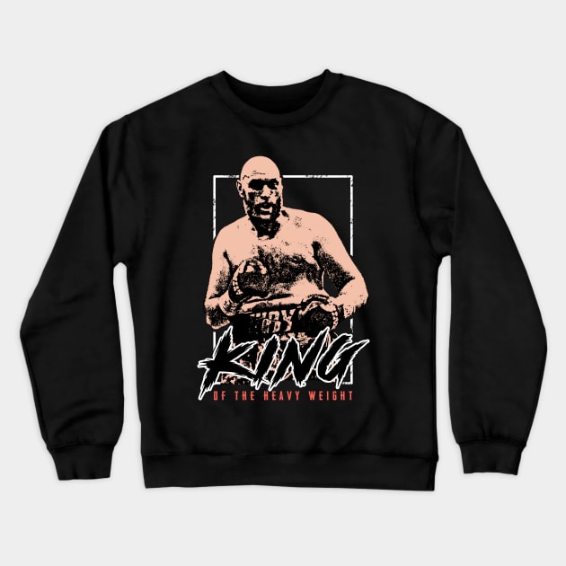 fury ngannou king Crewneck Sweatshirt by SmithyJ88